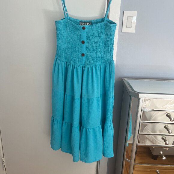 Baby blue casual and comfortable summer dress - Picture 5 of 5